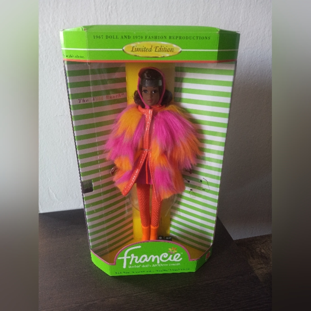 1996 Barbie Francie Wild Bunch African American Doll New Sealed No.17607